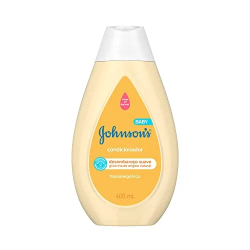 [REC - Leve 2] Condicionador Infantil Johnson's Baby Regular 400 ml, Amarelo